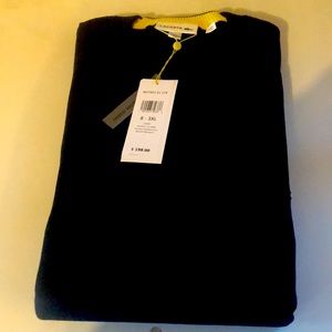 Never worn Lacoste crew neck sweater l blue